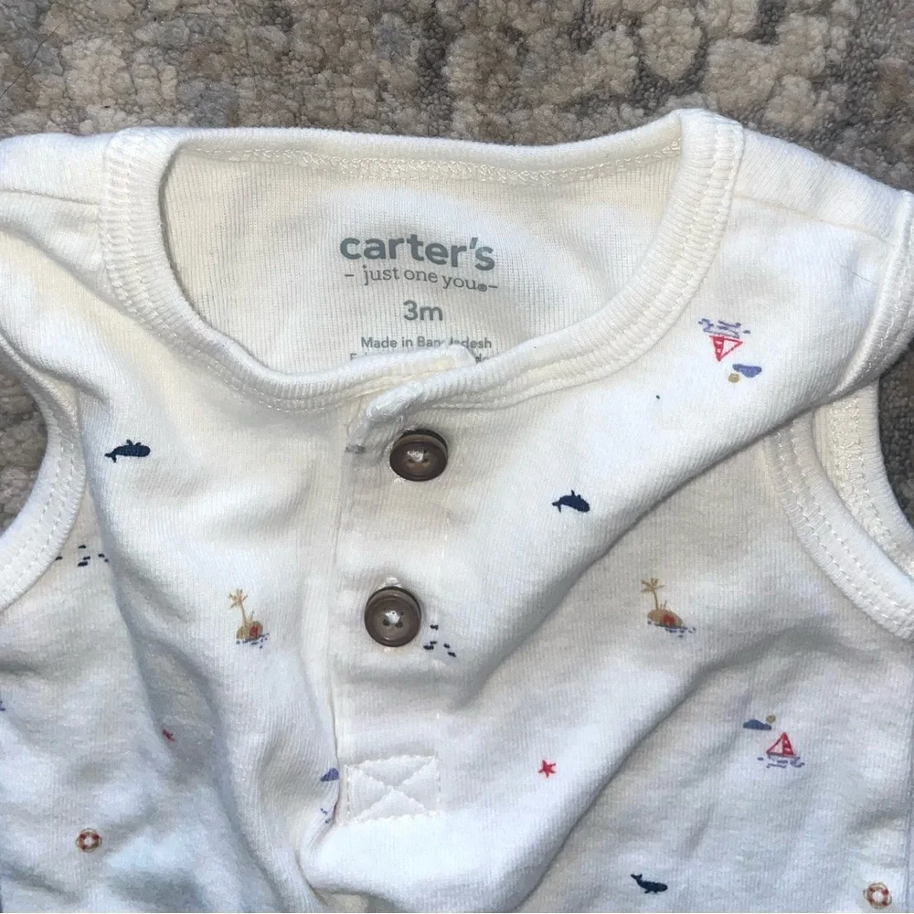 Carters tank top onesie size 3 months